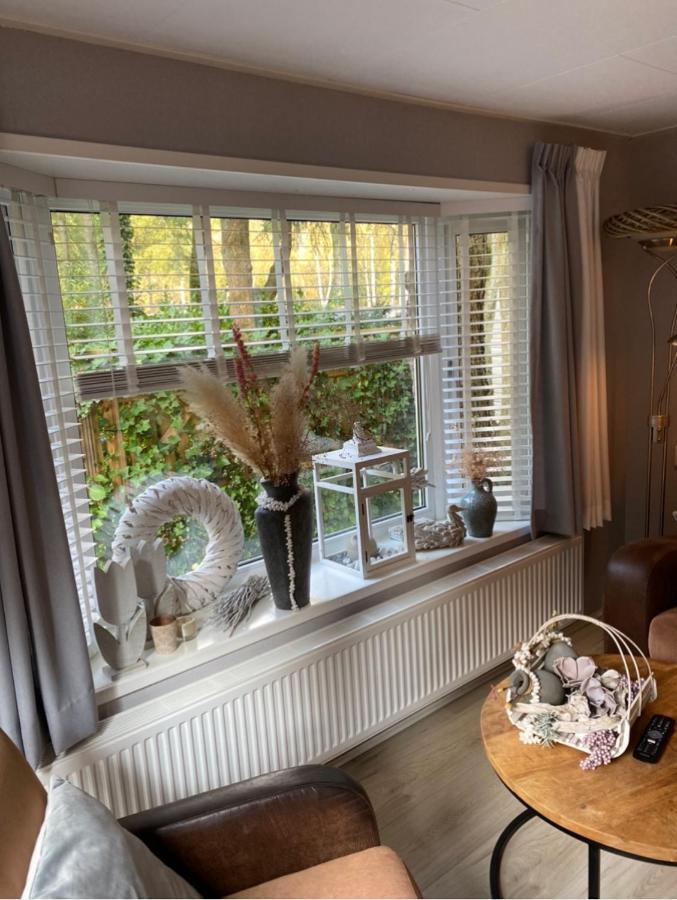 Luxe Chalet Met Prachtig Terras Op De Veluwe , Veel Privacy 헨덜루 외부 사진